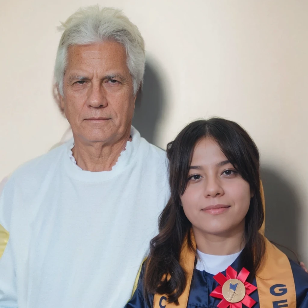 Graduation family portrait