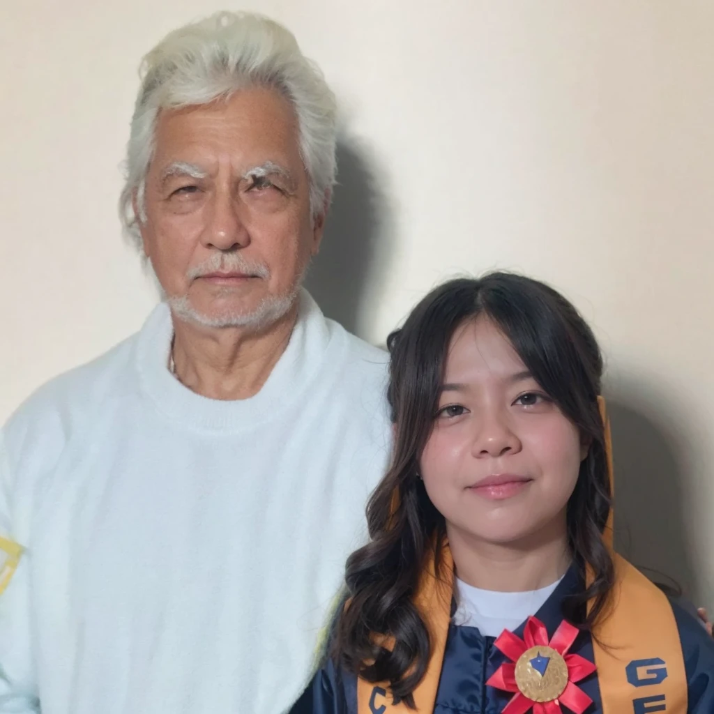 Graduation family portrait