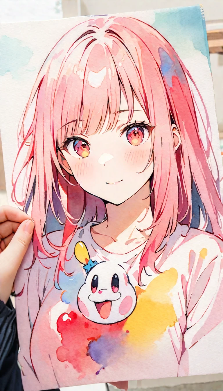 (8K, best quality, masterpiece),watercolor (medium), 1girl, {Practical, original photo, Ultra-fine transparent, image, (Influenced by Yoshitaka Amano's style:1.6)}, Practical Light, Delicate skin, (Beautiful slim woman, 25 years old, Court Knight:1.5), Thin legs, Fine particles, Long white hair, Detailed fingers, Thin, Ecstasy expression, Dynamic and sexy pose, (Huge breasts:1.4), (Long skirt, Long red cape, boots:1.2),(Arcadia, Flower Storm, Many flowers:1.8), Unobscured,Beautiful scenery, (Flowers, Wind and Moon:1.5).