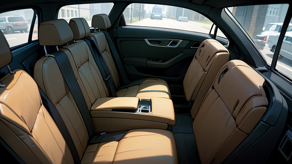 car interior during the zombie apocalypse