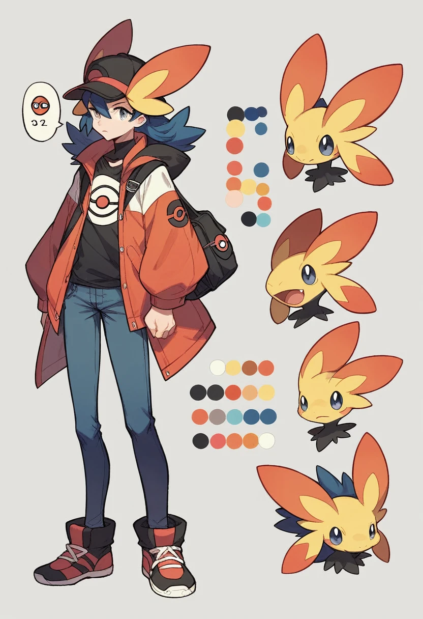 score_9, score_8_up, score_7_up, Pokemon, fakemon, pokemon style, character sheet,