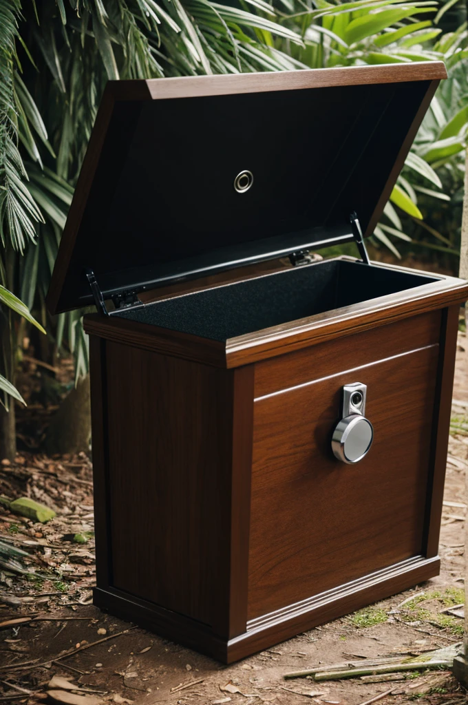 Creature with intercom on coffin