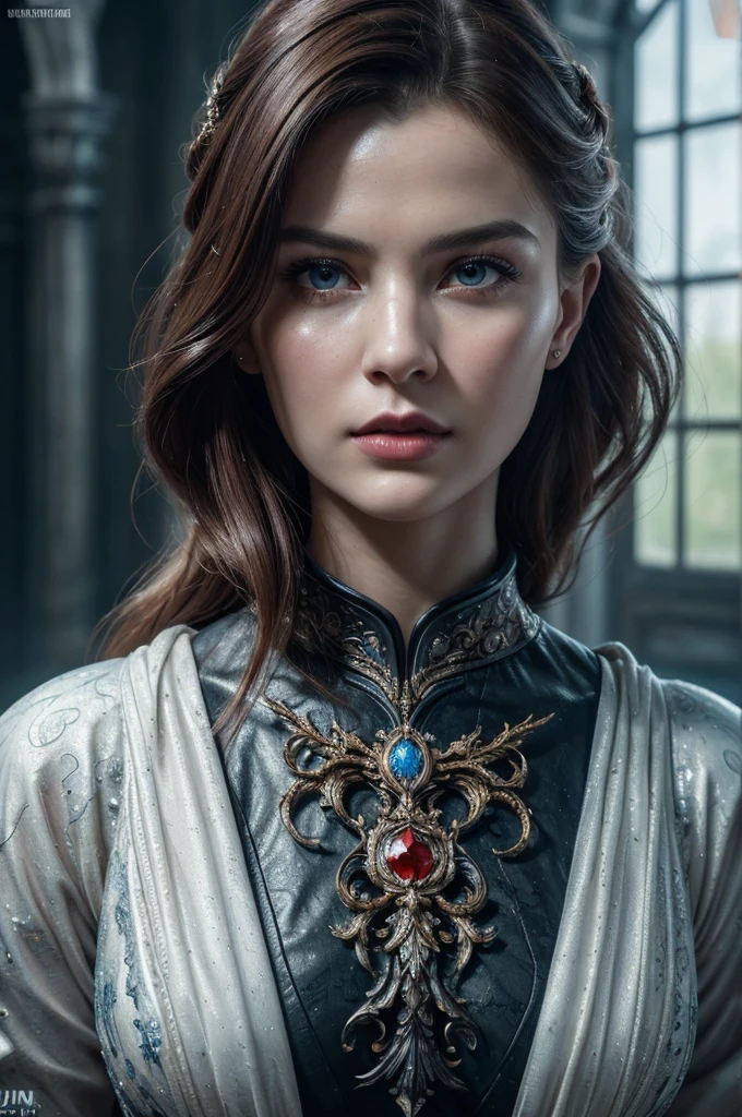 (16k, RAW photos, top quality, masterpiece:1.5), (realistic, photorealistic:1.37), (ultra detailed:1.5), (high detail skin:1.5), 8k UHD, (full body:1.1), dslr, high quality, film grain, shining Nordic eyes, professional lighting, photon mapping, ((group portrait:1.5)), Neo-Baroque, 3 ultra sexual victorian era Hungarian females xix century females, FF cupped large breasts, facing the camera, hazel hair, red lips, pretty features, Wadim Kashin, James Gurney, Ink, splash art", amazing beauty, Royo, Bak, hyper detailed Splash art modern European ink painting ornate and elaborate, dynamic, Neo-Baroque, full body shot, walking towards the camera, game of thrones themed, the Lannister’s, ((ultra sharp focus:1.5)), hyper detailed features, super sexy gown