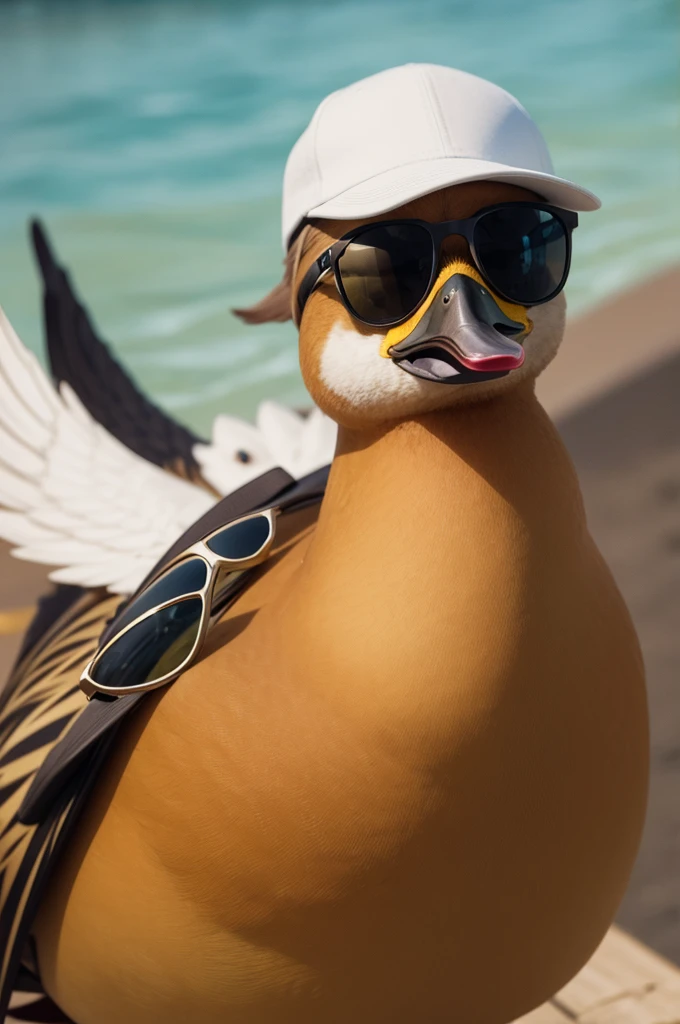 duck with sunglasses, nft style