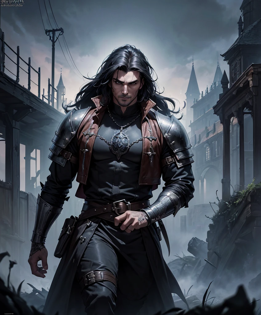(((Single character image.))) (((1boy))) (((Dressed in medieval fantasy attire.))) (((Generate a darkly handsome male character for a fantasy setting.))) (((Appears to be 20 years old with youthful looks.))) (((Dark and sinister background at night.))) (((Alpha male))) (((Solo character image.))) (((Generate a single character image.))) (((Extremely attractive.))) Dark fantasy art, (((Dark, night time background.))) (((Strong elements of dark medieval fantasy.))) (((Sexy andndsome male.))) (((This is an urban explorer in a dark fantasy realm.))) Night background. Dark. Eerie. Dark fantasy art highly detailed, volumetric light, artstation, strong erotic over dressed in a puffy shirt and pe vest flirty, best quality:1.0,hyperealistic:1.0,photorealistic:1.0,madly detailed CG unity 8k wallpaper:1.0,masterpiece:1.3,madly detailed photo:1.2, hyper-realistic lifelike texture:1.4, picture-perfect:1.0,8k, HQ,best quality:1.0,