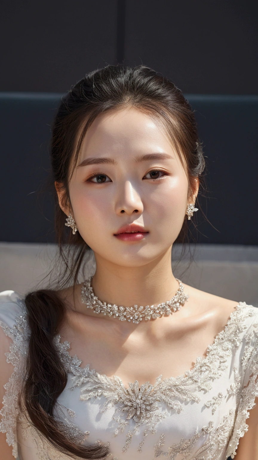 (Highest quality、8k、32K、masterpiece、Hmph:1.2)、Random posture、(Very delicate and beautiful work)、(masterpiece)、One beautiful Japanese woman and the other a middle-aged Japanese man,Small, inconspicuous, childlike breasts、Elegant makeup with attention to detail、Headband、choker、Very detailed、Beautiful and clear eyes、Delicate necklace、Delicate earrings、Simple blurred background、Description in extreme detail、Beautiful Face、attractive、Delicate face、Delicate figures、Thin clavicle、Beautiful Lips、Mix 4、(8k、Raw photo、Highest quality、masterpiece:1.2), (Realistic, Photorealistic:1.37),cute,A man&#39;s penis enters a beautiful woman&#39;s vagina on a bus with other people around,Professional Lighting, Physically Based Rendering, Photograph the whole body、,Very profuse pubic hair,Nipples,labia、The lower body is important,Spread your legs and show your genitals