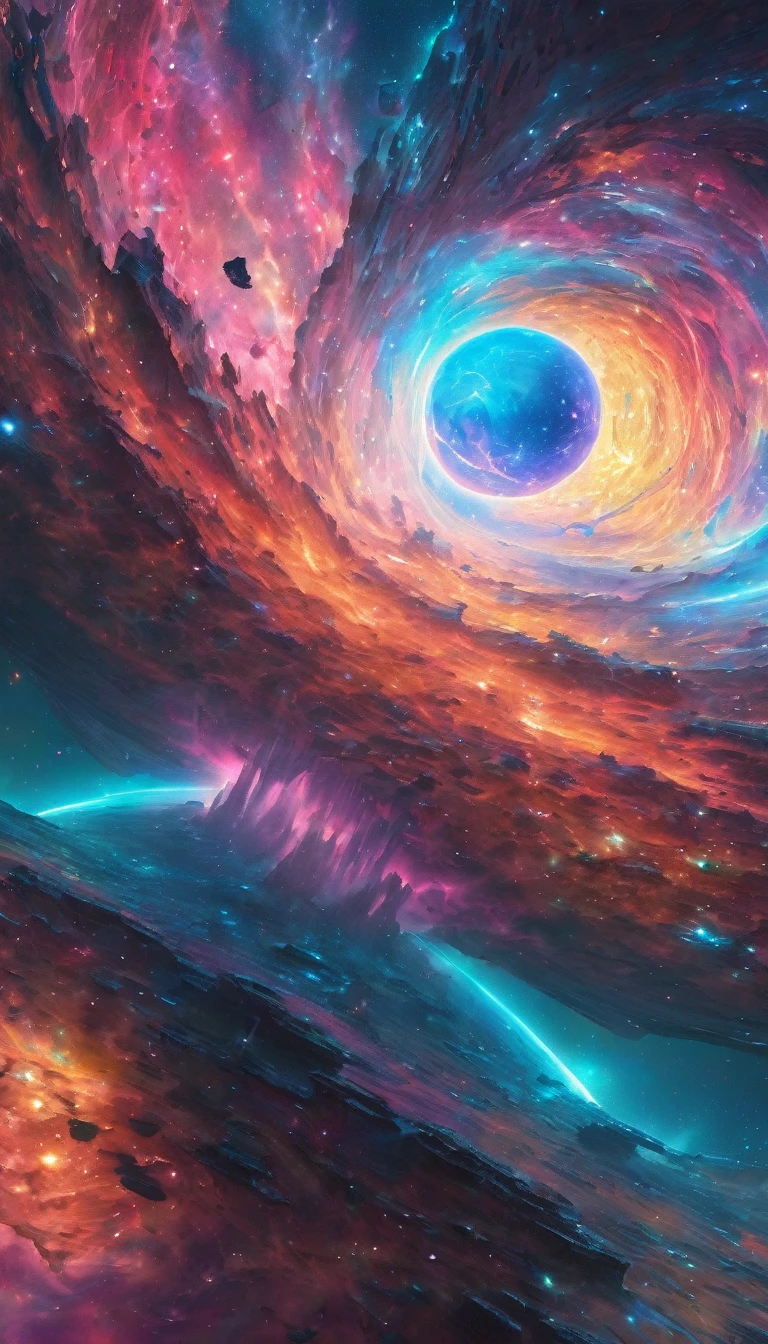 galaxy star nebula inside glass a ball in hand of alien  Alyssa Monks, Beautiful, Glowing Neon, Colorful, Bioluminescent, Hyperdetailed, Detailed, Entangled, Entangled, Whimsical, Fantasy Art, Colorful, Complex, Behance Hd artstation, sharp focus, studio photo, intricate details, highly detailed, by greg rutkowski, outer space, vanishing point, super highway, high speed, digital render, digital painting, beeple, noah bradley, cyril roland, ross tran, trending on artstation