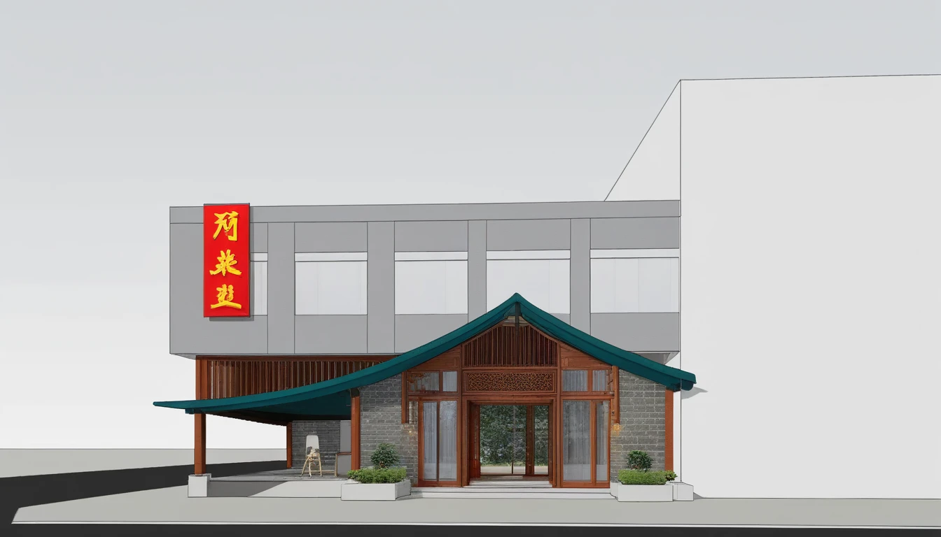 Style architectural Style architectural,   ((Maison de style chinois)),(chef-d&#39;œuvre) , ((meilleure qualité)), éclairage dramatique, high quality outportes, ciel, jour, nuage, arbre, blue ciel, bâtiment, paysage, route, emplacement dans le monde réel,  lumière du soleil, assez de détails, Haute résolution,super réaliste, photoréaliste, très détaillé, balcon, plantes, porte, voiture, camion, place de parking, pavage, . Des lignes épurées, dessin architectural, très détaillé  , . Des lignes épurées, formes géométriques, minimaliste, moderne, dessin architectural, très détaillé