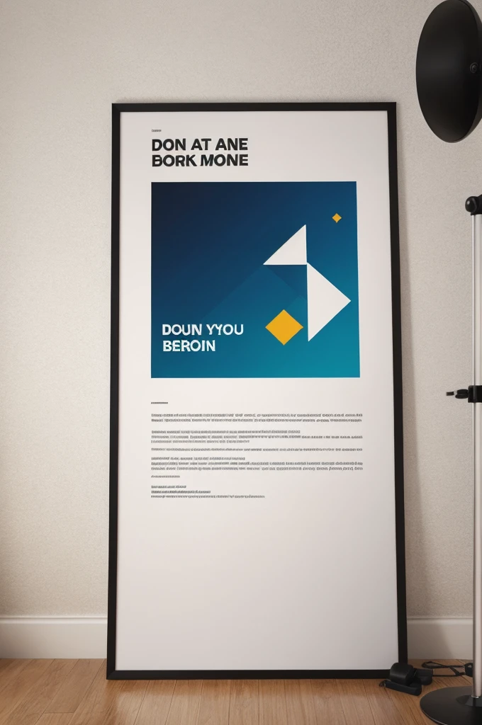 Create a blank poster background 