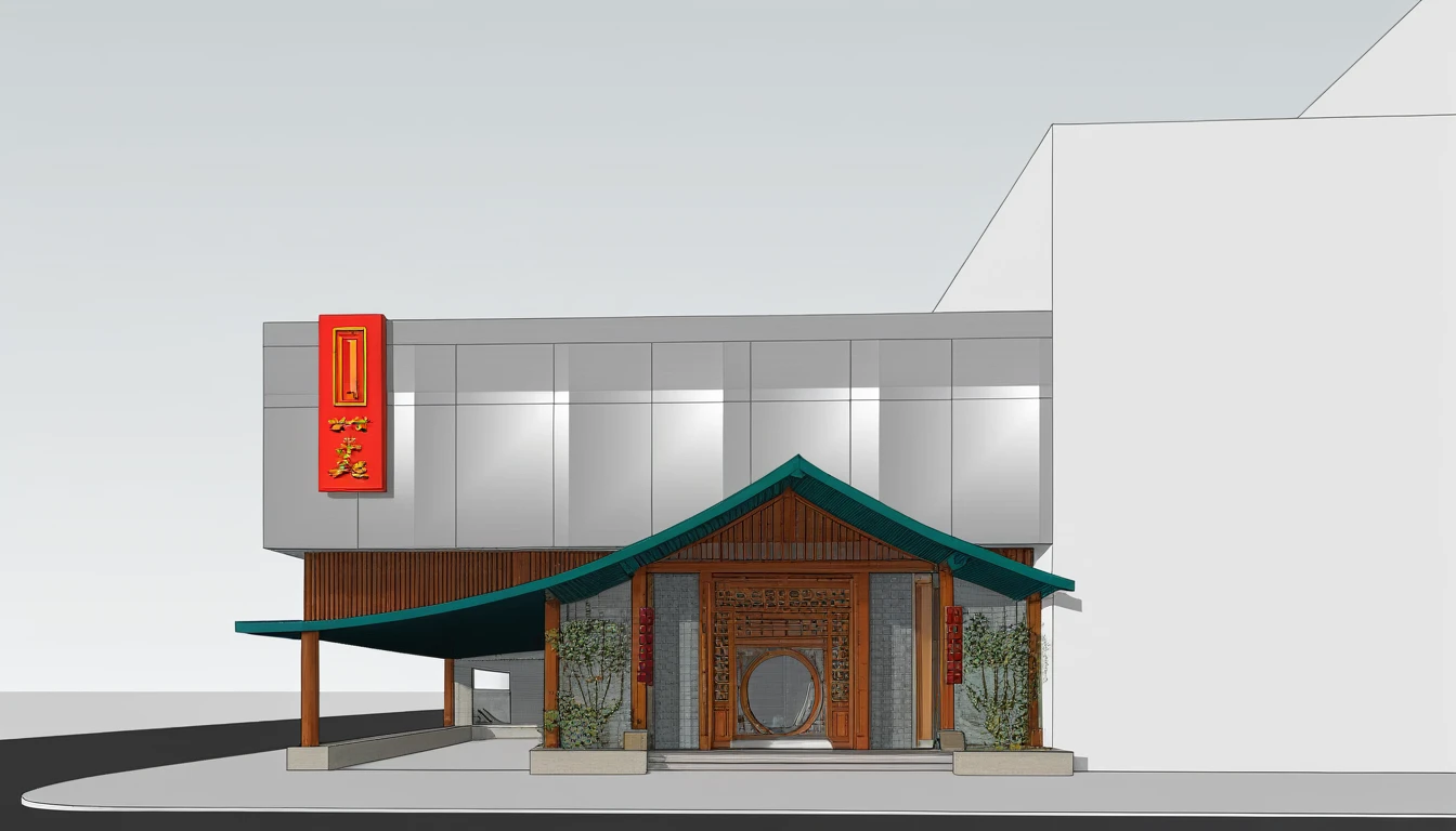 Style architectural Style architectural, ((Maison de style chinois)),(chef-d'œuvre) , ((meilleure qualité)), éclairage dramatique, high quality outportes, ciel, jour, nuage, arbre, blue ciel, bâtiment, paysage, route, emplacement dans le monde réel, lumière du soleil, assez de détails, Haute résolution,super réaliste, photoréaliste, très détaillé, balcon, plantes, porte, voiture, camion, place de parking, pavage, . Des lignes épurées, dessin architectural, très détaillé , . Des lignes épurées, formes géométriques, minimaliste, moderne, dessin architectural, très détaillé, tree around
