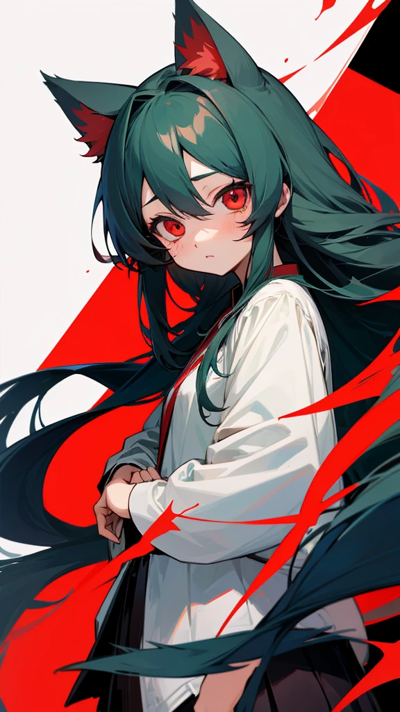 Highest quality I have long hair Hina Sorazaki Red eyes I don't have anything Blue and red odd eyes Cat ear One person