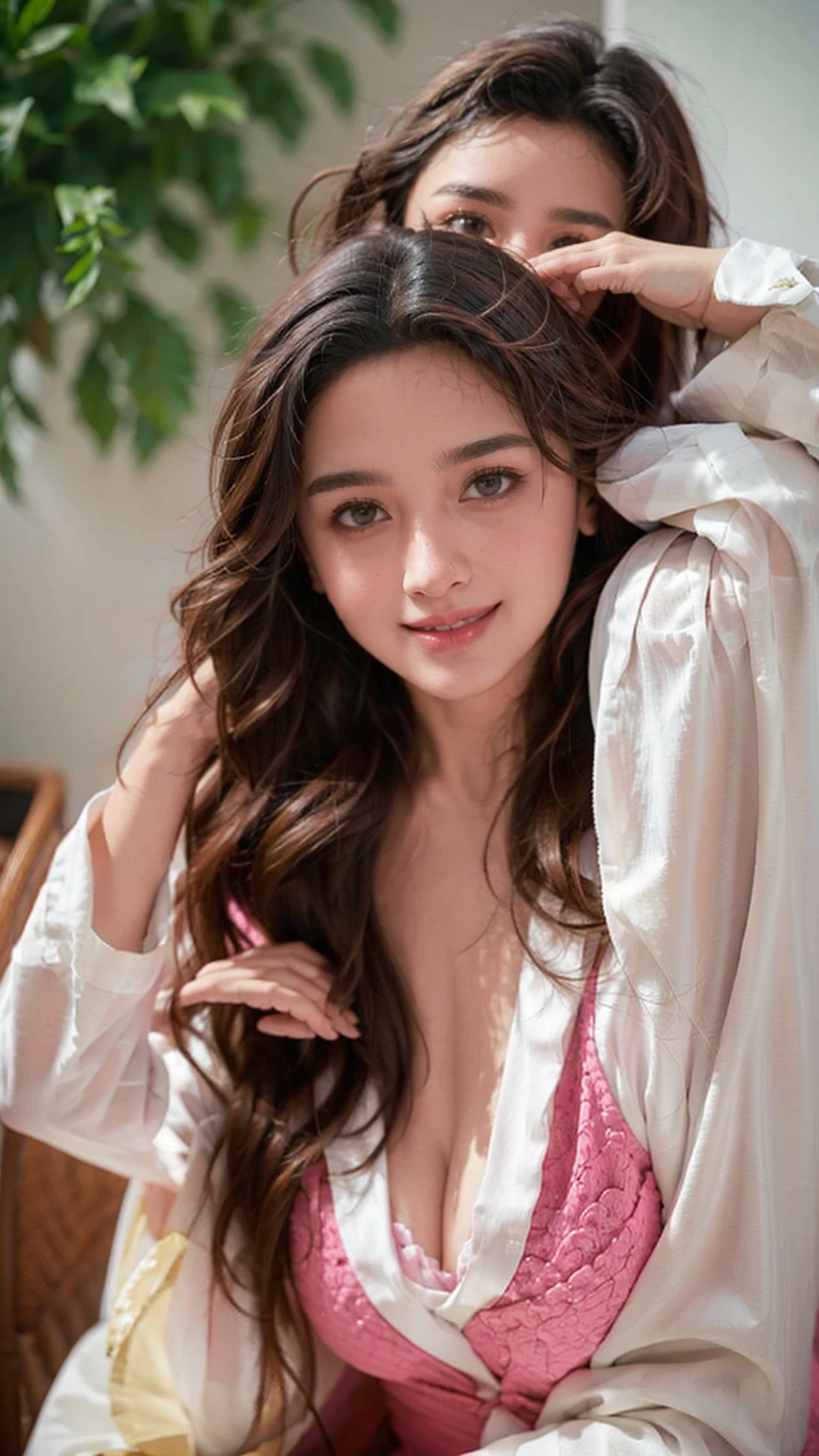 Pretty face, seductive smile