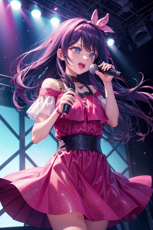 Make a girl sing