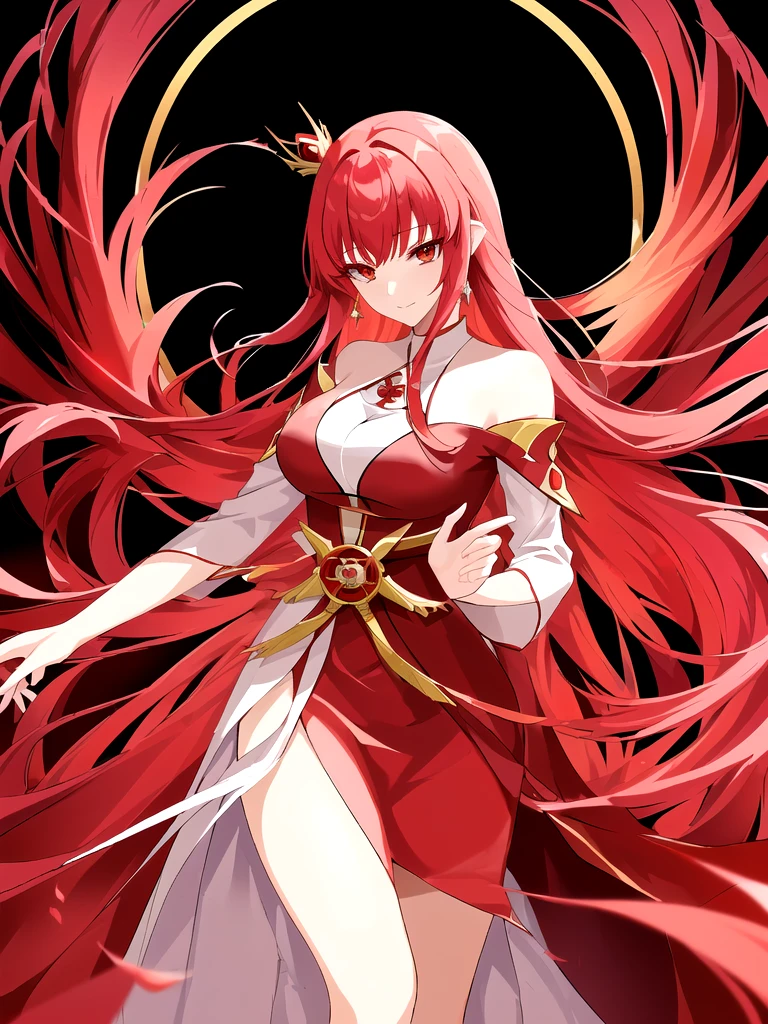 Rias Gremory with dragon wings 