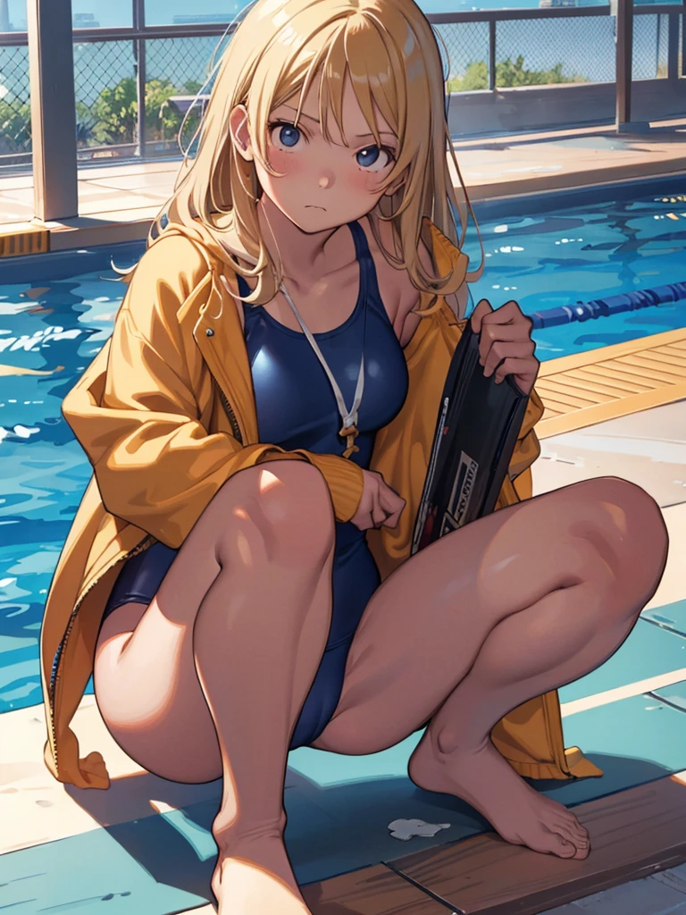 8KCG,Masterpiece,
14yomylittlesisters,hight160cm,tanline:1.3,
poolside,
onepieceschoolswimsuit,onepiece,
squat,ponytailcutejapaneseidolgirl,
lightblondenhair,noshoes,