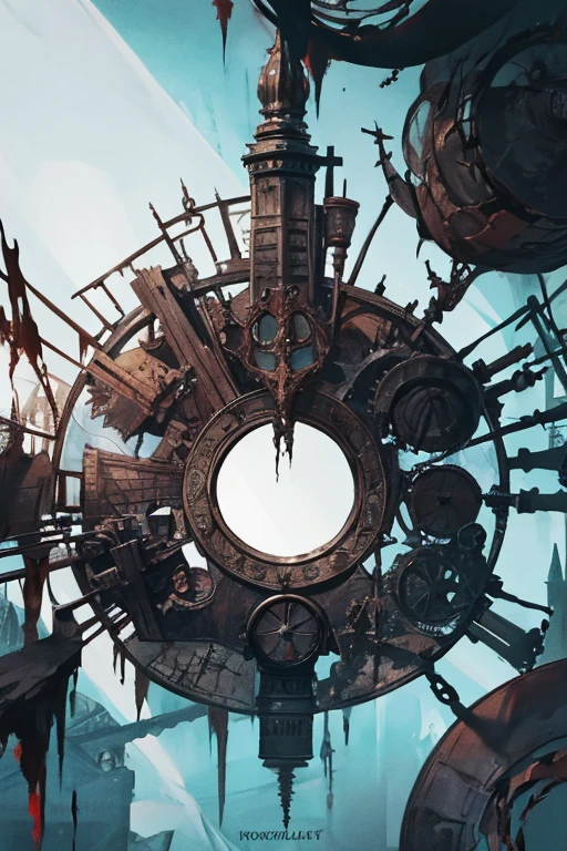 The Monstrously Cannibalism Clockwork Thorny Mirror Pools from Bloodborne.