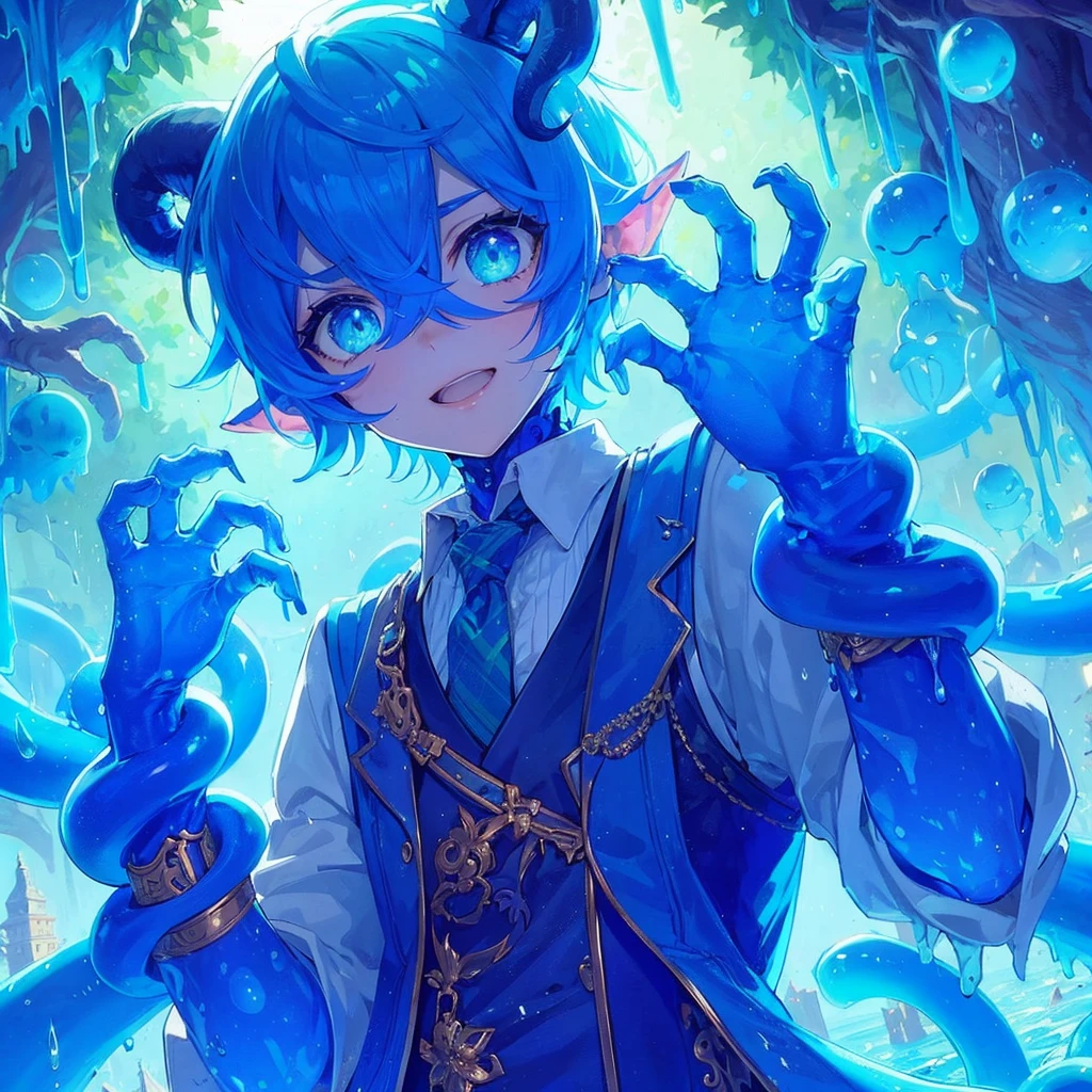 Wearing a servant outfit