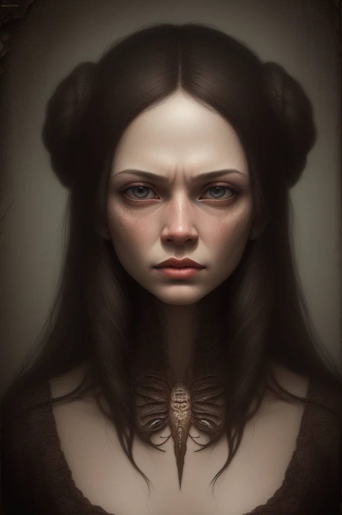 masterpiece,Highest quality,Portraiture ,figure,Anton Semenov&#39;s style