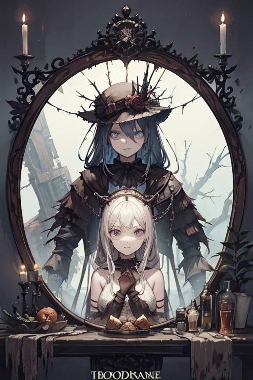 The Monstrously Cannibalism Clockwork Thorny Mirror Pools from Bloodborne.
