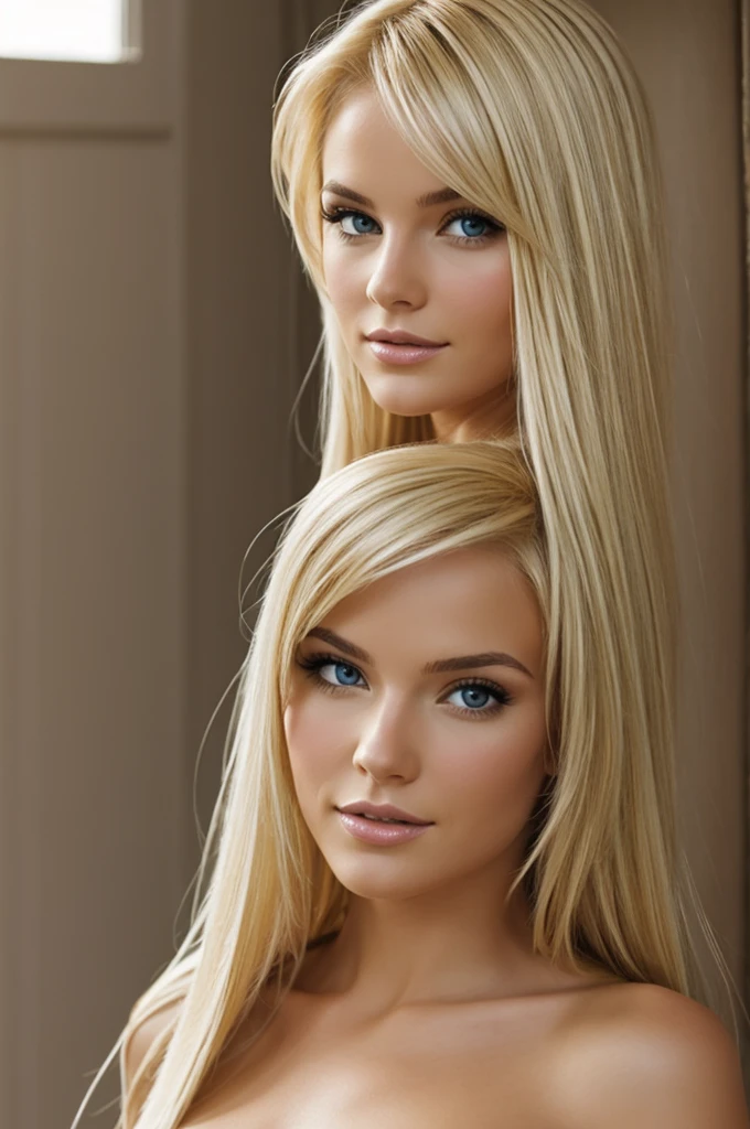 Create a naked blonde, but without much resolution