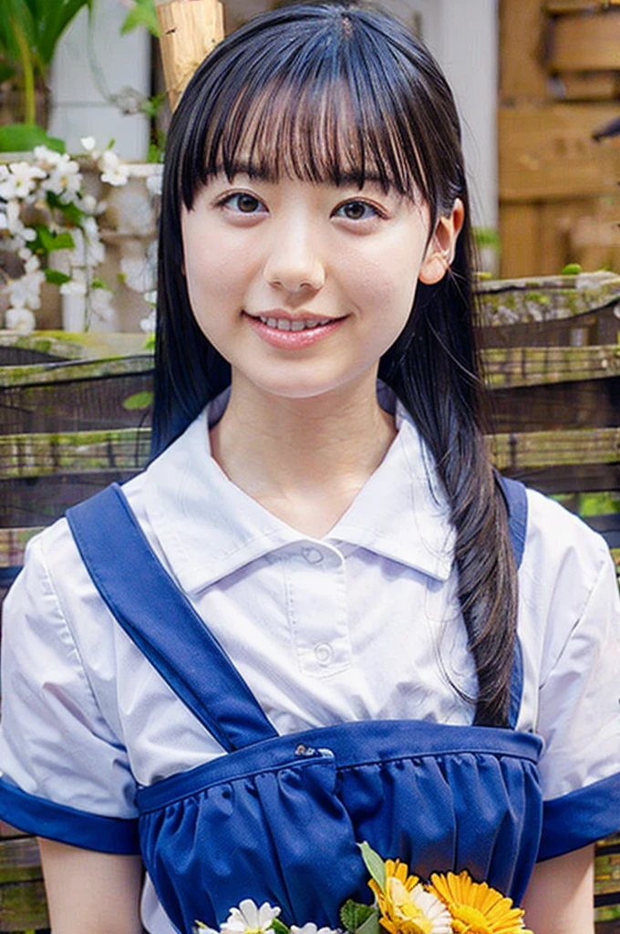 summer、On the way to school、Sailor suit、(upper body shot)
