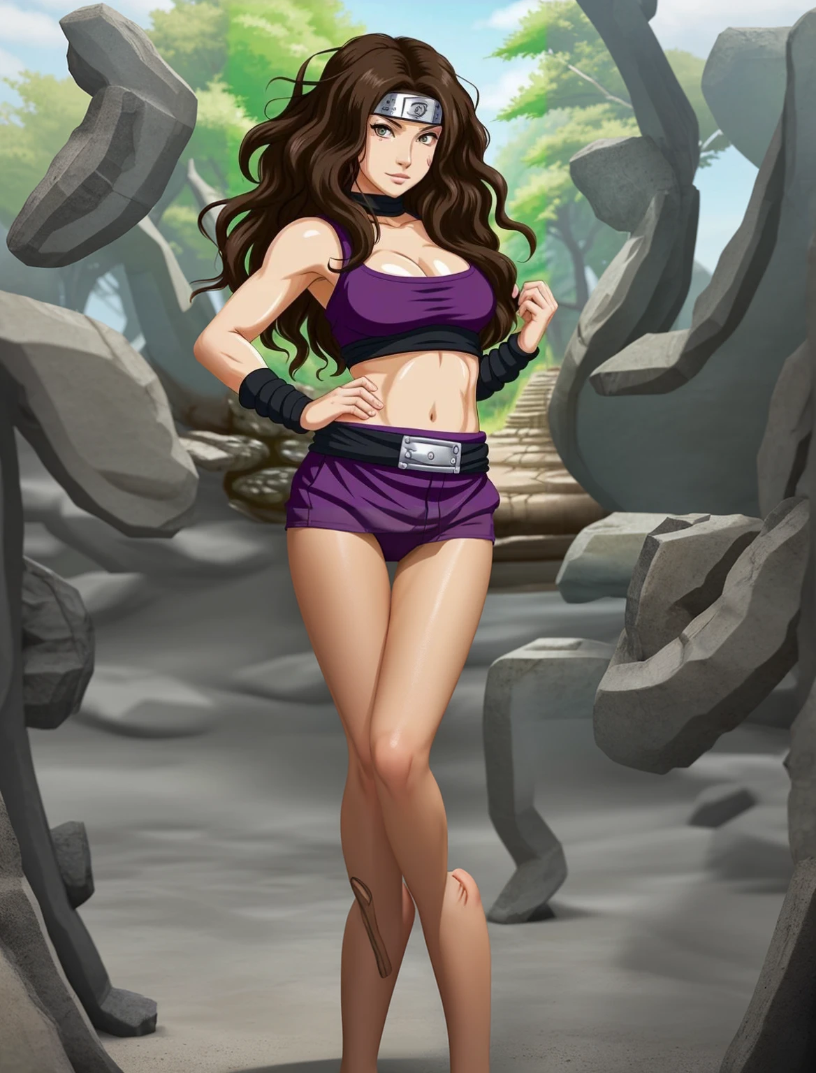 Make her full body with nice body