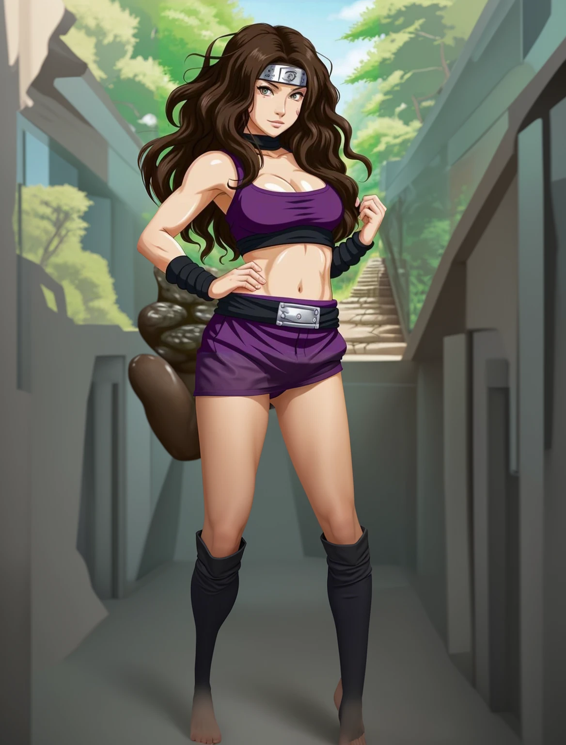 Make her full body with nice body 