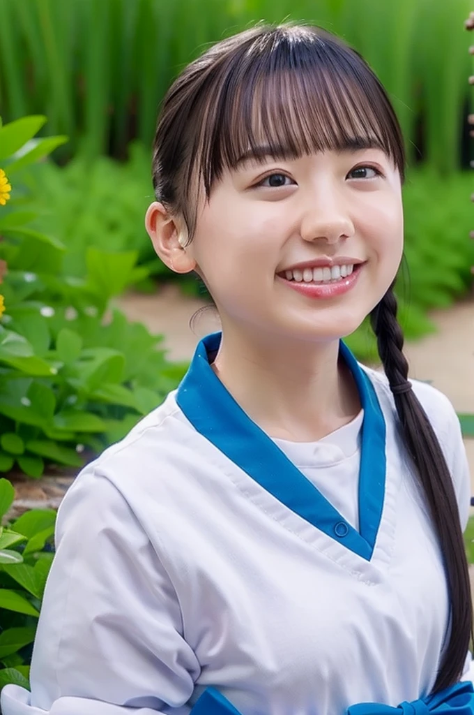 summer、On the way to school、Sailor suit、(upper body shot)