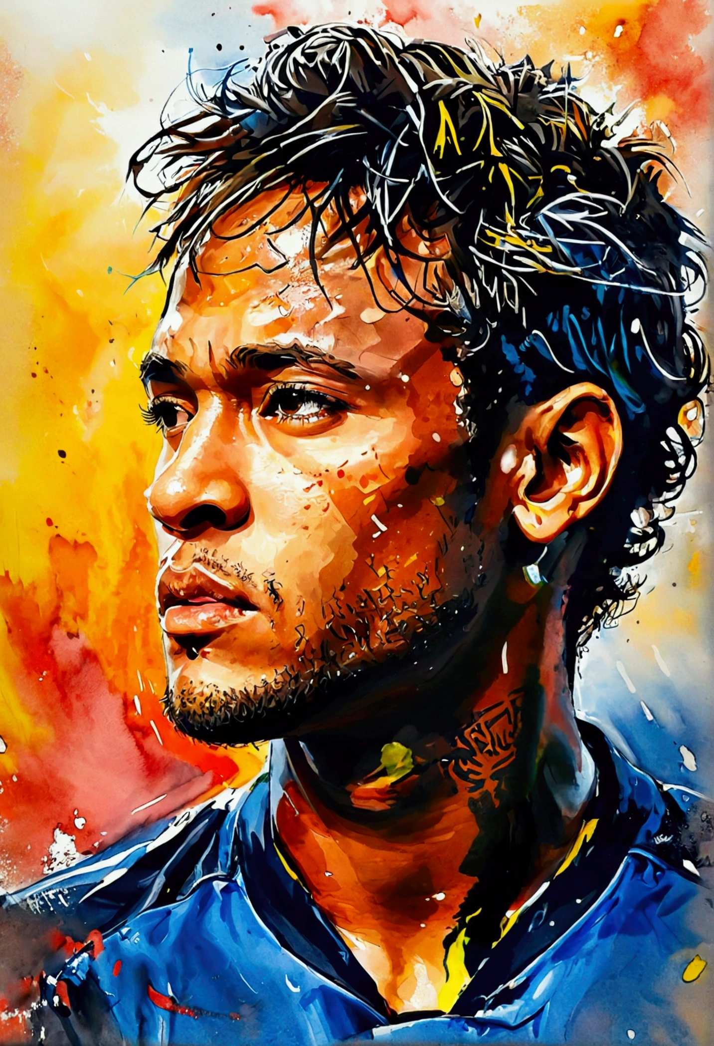 Neymar in the FFA uniform