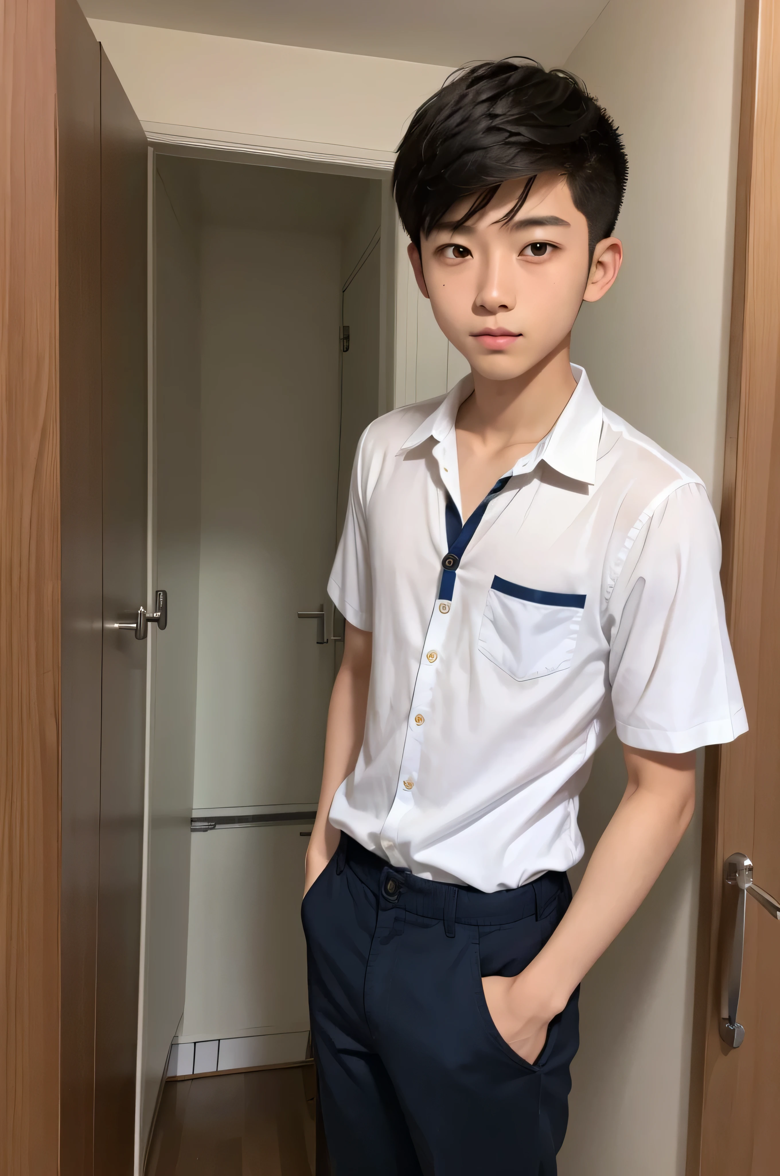 Male, 130 cm tall, Asian boy