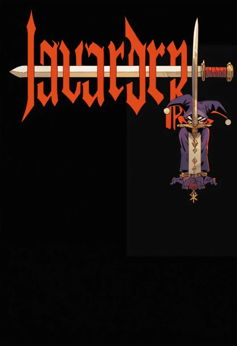Sword in the logo, Antique jester's hat、Hangman's Rope