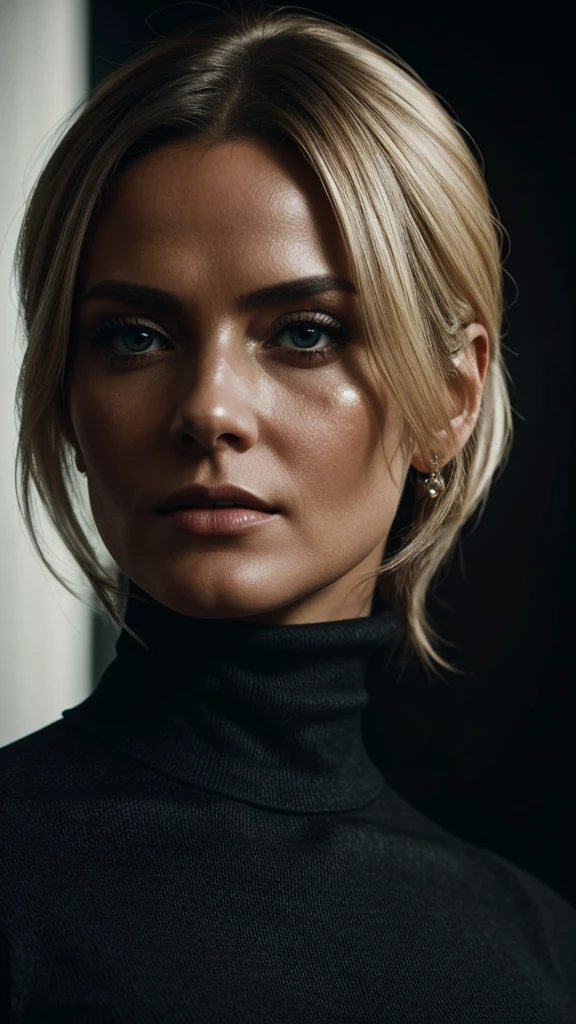,,,,,,looking 60 years old, beautiful and seductive curvy white milf ,,,,,,,,,,,A stunning and intricate color portrait , wearing a black turtleneck, Epic character composition, por Ilya Kuvshinov, alessio albi, nina masic, sharp focus, natural lighting, underground dispersal, f2, 35mm, Film grain, ,,,the black oil is only on your face, dramatic light, highy detailed, cinematic, uncanny, surreal, abstrato,