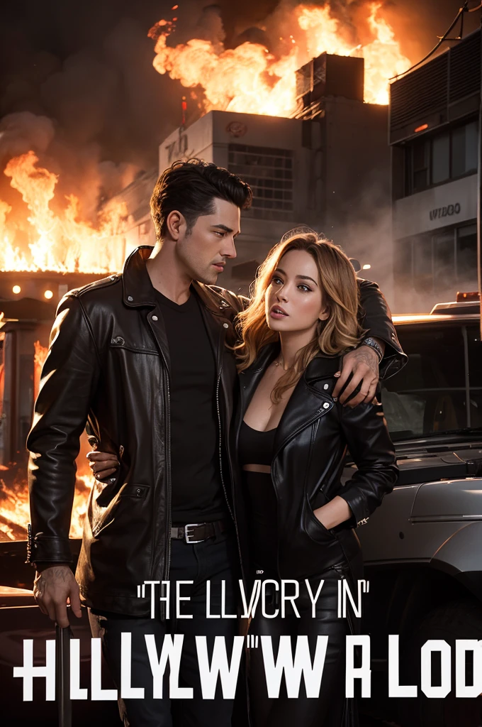 Hollywood on fire
