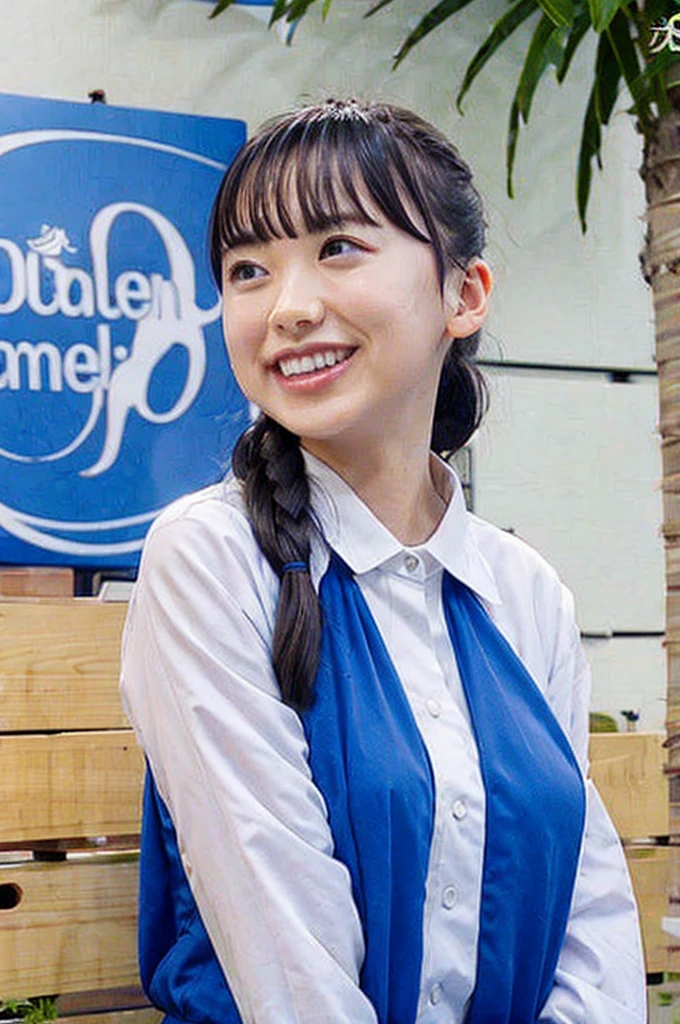 summer、On the way to school、Idol Costumes、(upper body shot)