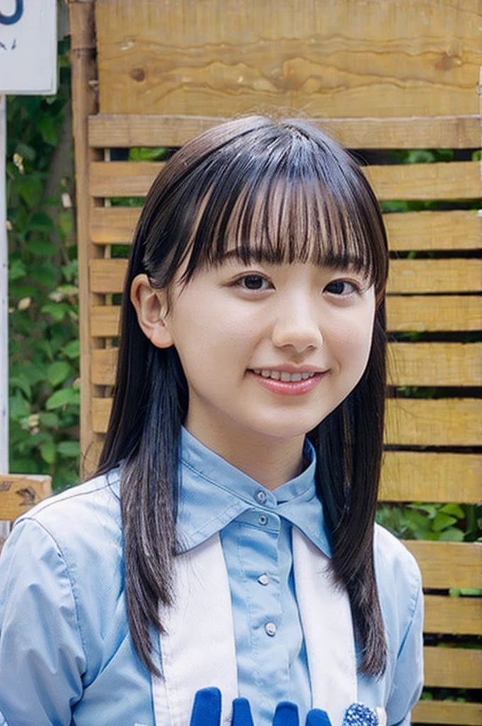summer、On the way to school、Idol Costumes、(upper body shot)
