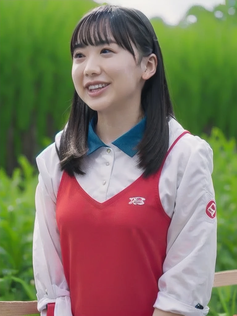 summer、On the way to school、(upper body shot), sportswear
