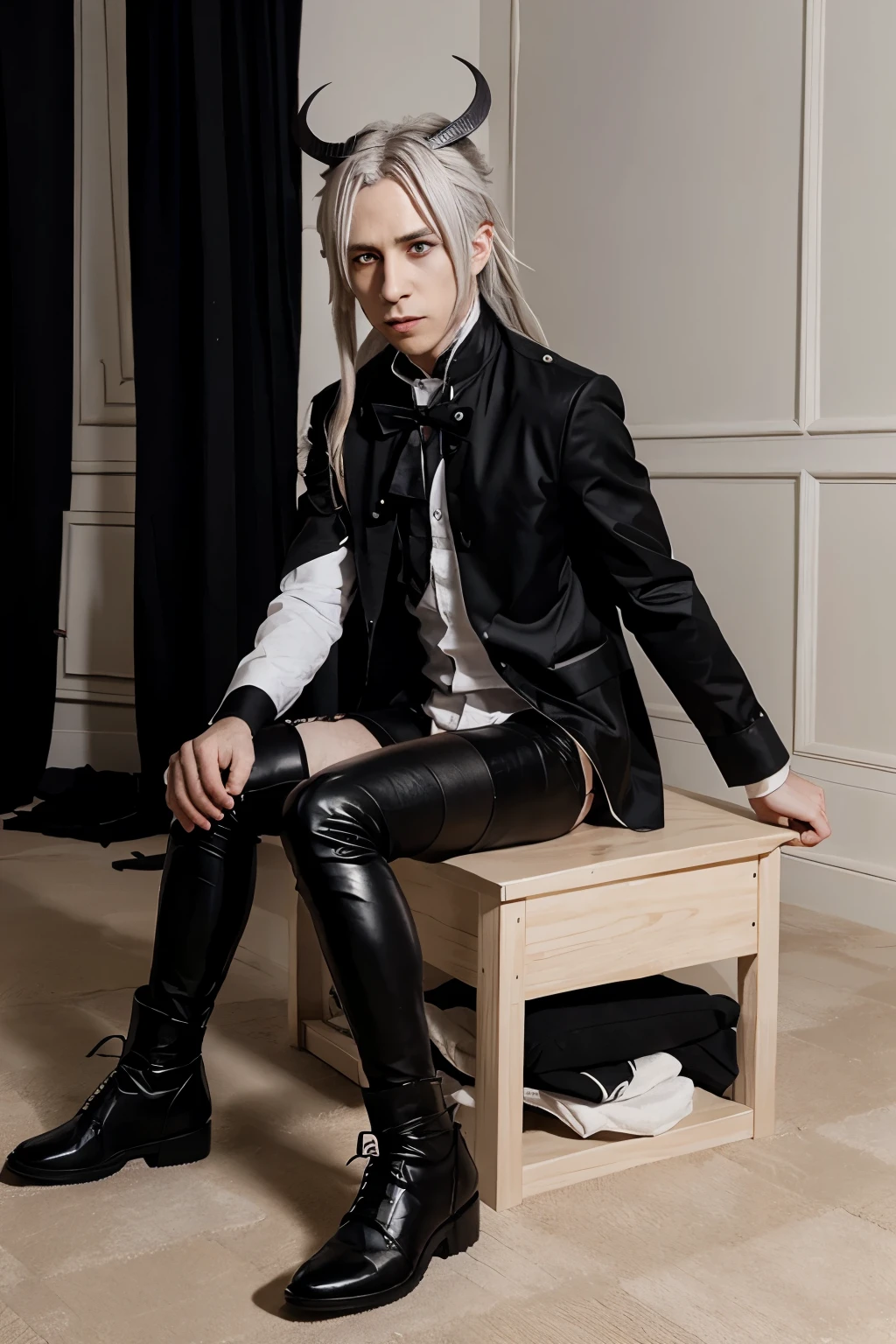 Draw me Ferid Bathory from Seraph of the end as a who was physically abused in his childhood