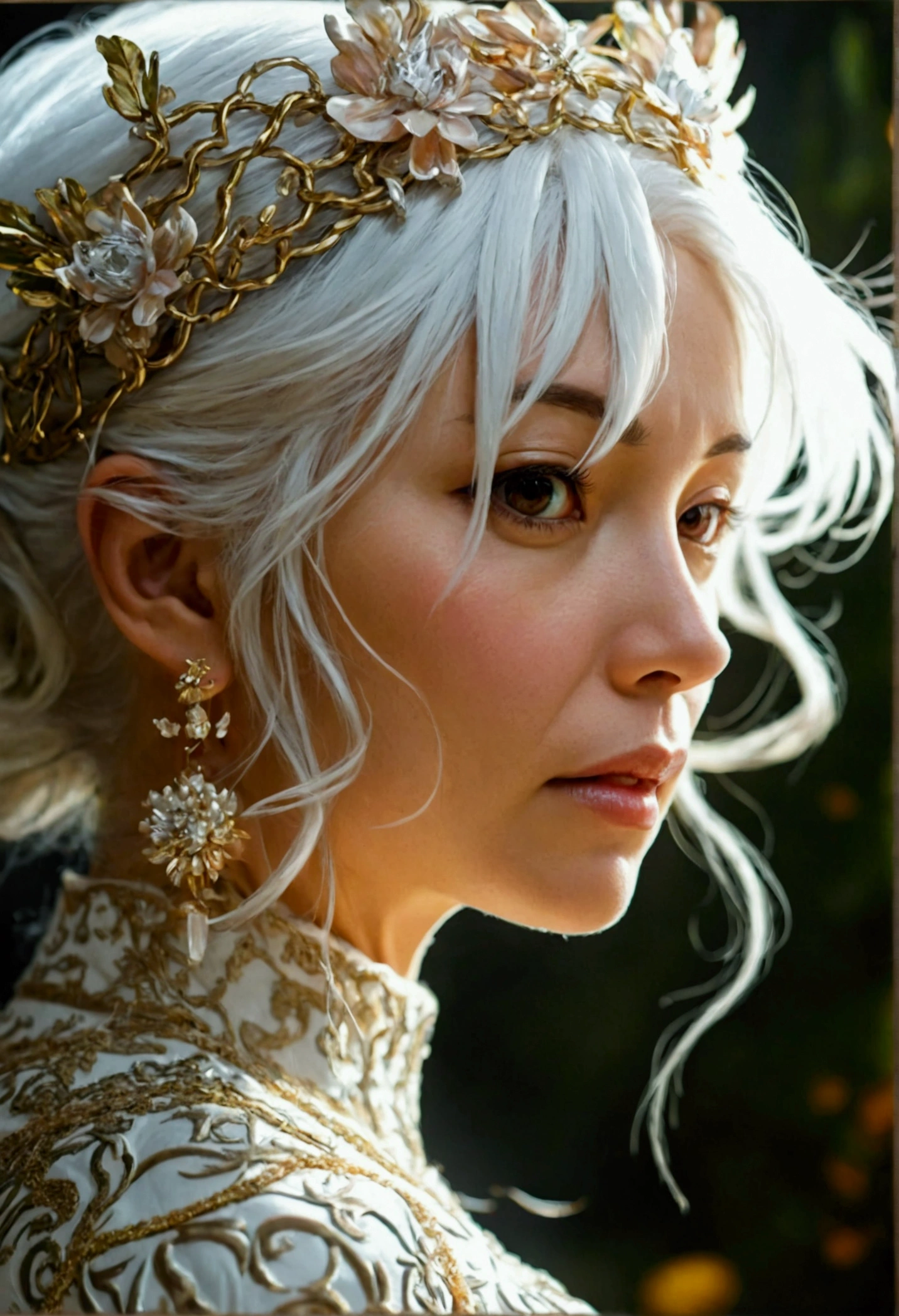 A 40 year old woman, an older body with medium breasts and wide hips, a few strands of white hair, some wrinkles on the face, wearing tight clothing. anime drawing.