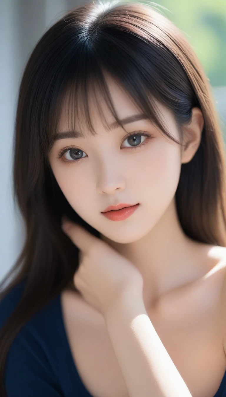 8K, Ultra-high resolution, Highest quality, masterpiece, 三分割法によるphotograph,Surreal, photograph, 1 Girl, (:1.3), pretty girl, Cute face, Beautiful eyes in every detail, 細かくdetailedに,masterpiece,One Girl:1.2, Japan Female Announcer, whole body,blank expression,Black Hair,Bob with bangs,Rhythmic Gymnastics,leotard,(High leg cut), gym,from behind,Captivating ass,Delicate and smooth skin, Realistic Skin, Perfect and beautiful face ,完璧でCute face, Skin with attention to detail, Perfect limbs、Narrow waist、Thin legs)、Browsing Caution,Beautiful leg line beauty,Looking at the audience、beauty,Long neck、(((Ideal body type))),A cup small breasts :2,、Portraiture:2、Perfect Anatomy、鮮明なdetailed、detailed、Surreal、Light and shadow,Strong light