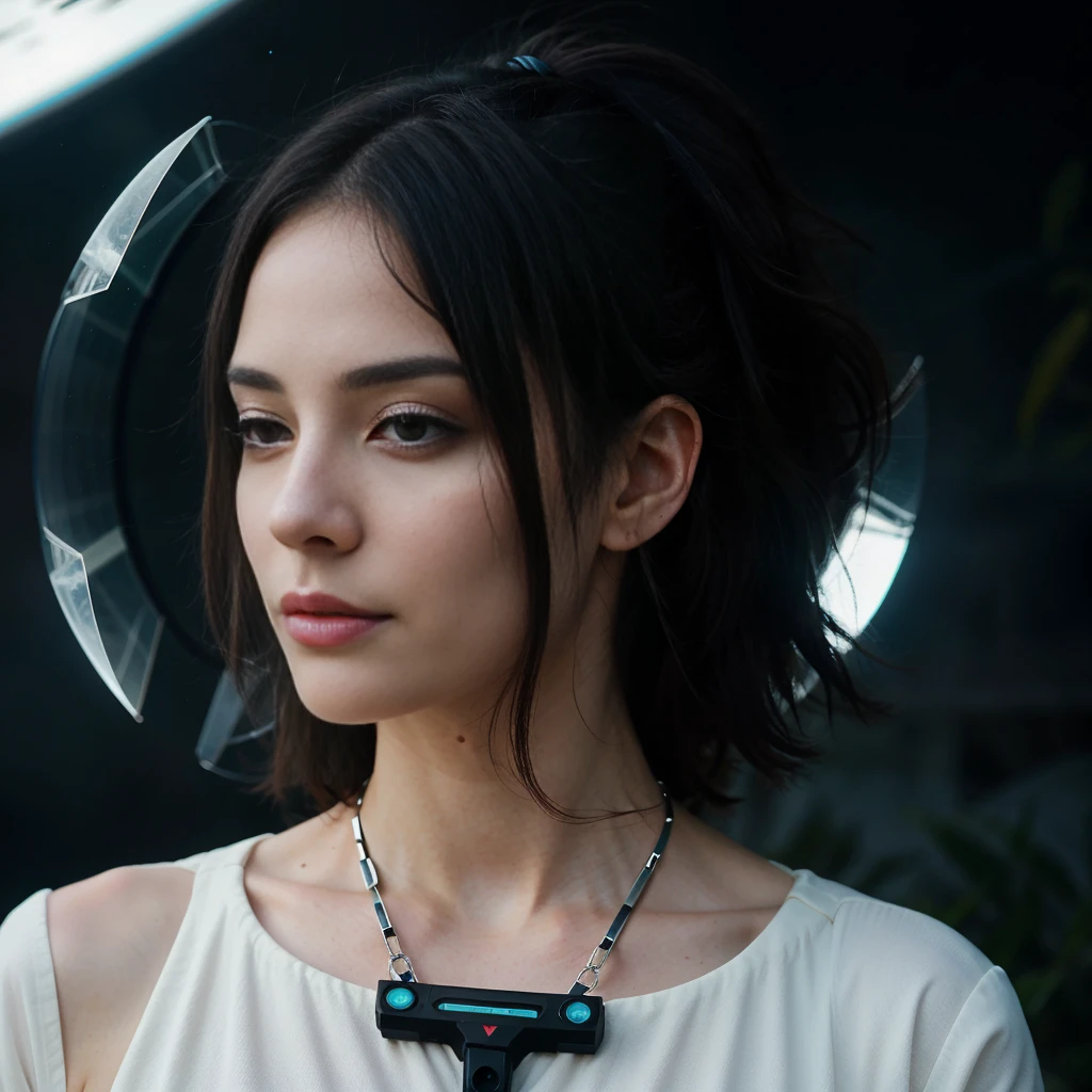 close up -Downtempo, Futuristic, Meditative, Ethereal, Ambient, Space ambient, Electronic, Drone, Progressive electronic, New age, Instrumental, Atmospheric, Calm, Lush, Longing, Warm, Space, Peaceful, Melancholic, Soothing, cinematic, dark fantasy, anime, she is mystic and beautiful