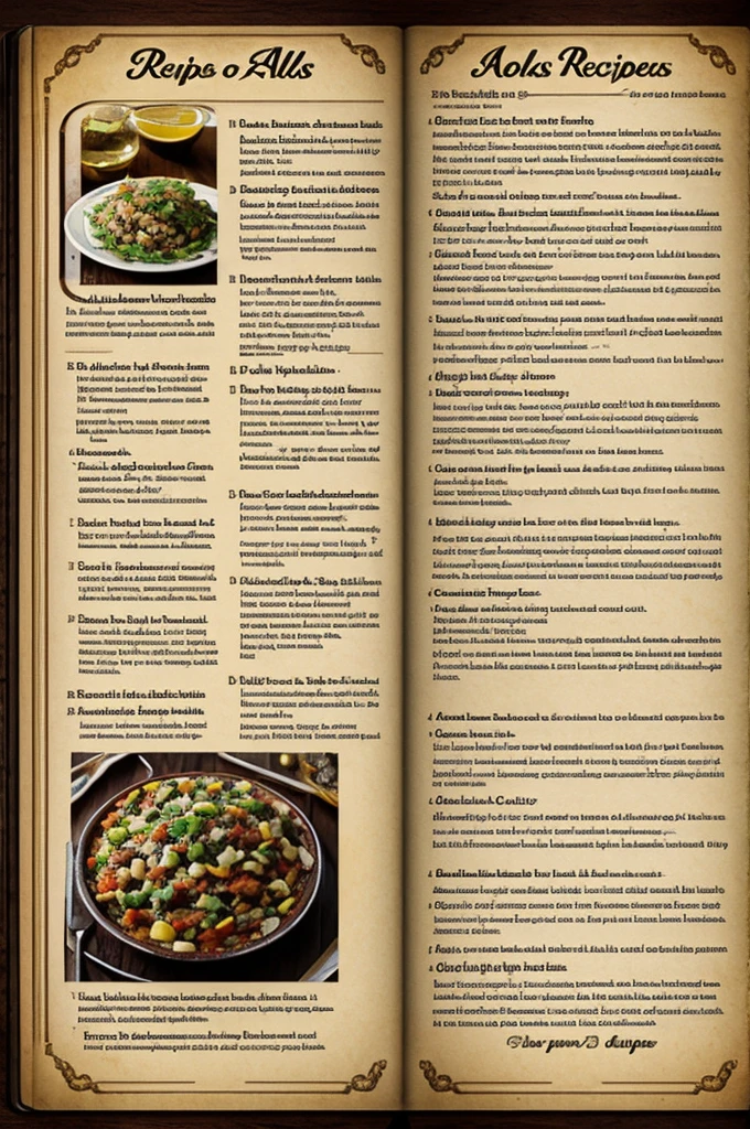 Recipes of all kinds