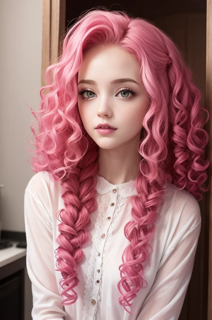 Creepypastas care for a hot pink curly haired 