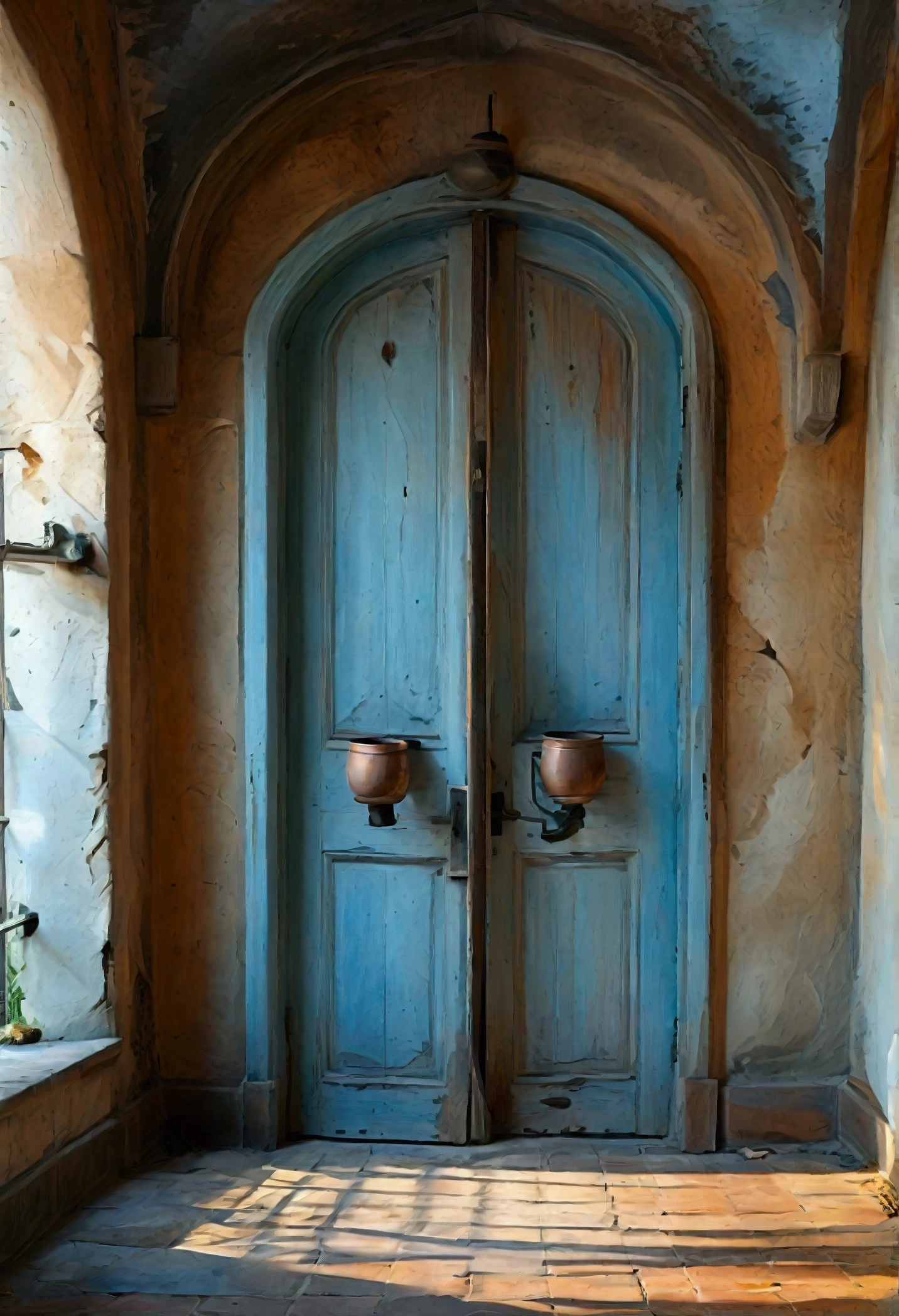 And he closed the door. 
Bert sat on the bed and poured wine into two glasses while she untied the ties at the back of her uniform. He was about to take the first drink when his eyes widened: the apron fell to the floor, then a belt. He drank the glass in one gulp and smiled, a trickle of wine running down like the blood of lust. Soon the uniform fell to the floor.
Still barely dressed, she blew out the candlestick beside her. But it didn't make a difference. Bert saw her very well. He saw her soft, small breasts and the brown hairs on her vagina get bigger as she got closer, putting her hands on his knees. Slim, soft hands danced over her hips, then removed her pants. At first, not very erect. But she managed with her lips and saliva. Cei removed his shirt, then grabbed it by his armpits and placed it over his legs. 
He snatched kisses from her, whose wine-tasting tongue danced with his. 
— Aah... — she moaned when Bert's hand touched her parts, then continued stimulating. She moaned, moaned as he pressed her against his chest once more, then moaned as hard as if she was cumming. 
He threw her against the bed and grabbed her small hands. She was panting, but her expression begged for the knight's lust. He took the jug of wine and drank straight from it, then made the servant drink. She grabbed the jar herself and swallowed for several seconds without stopping. Bert smiled, but when he was about to drink again, the servant crossed her legs and poured all the wine onto her breasts, letting it run… 
Bert didn't forgive. He climbed the feminine hills with his tongue, and before he kissed her lips, he penetrated her so suddenly that she came once again.
He didn't waste another second after that; the sweat running down his fat belly was too stimulating for him. He continued to penetrate, once, twice, three times. He grabbed her right leg by the thigh and continued. When her eyes began to roll, he advanced with force that made her contract her legs tightly to dislodge his
