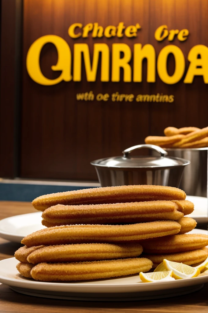 Create an advertising image for churros