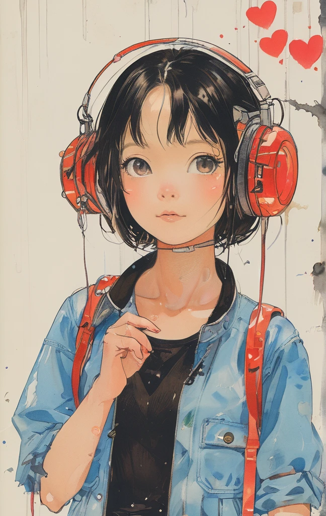 Black Star Red and White style, Simple Line Initialism,Abstract art,Urban Background, colorful hearts ,(((The most beautiful girl of all time))), On a bright red campus"YES"Character、beautiful illustration, best quality, cute girl, bedroom, pastel color, fluffy bunny ears, , silver long hair, alert! Dive into the messy and joyful theme of "Playing in Mud" (Playing in the mud). Capture the pure delight and uninhibited fun of people or animals splashing, building, and getting covered in mud.