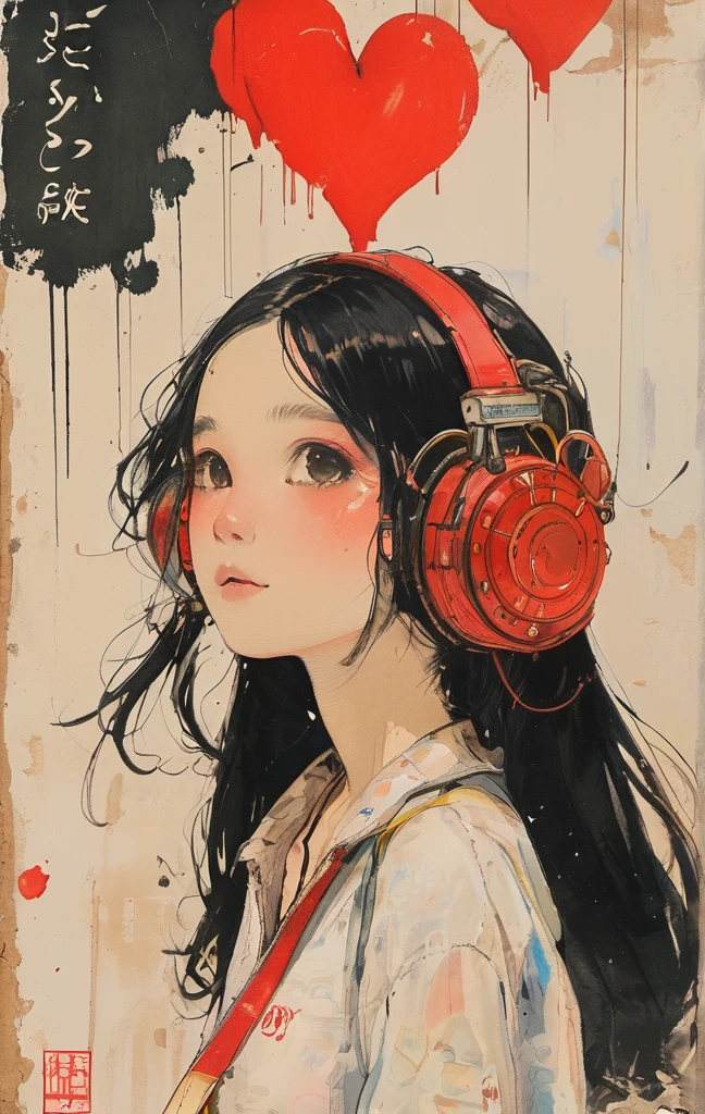 Black Star Red and White style, Simple Line Initialism,Abstract art,Urban Background, colorful hearts ,(((The most beautiful girl of all time))), On a bright red campus"YES"Character、beautiful illustration, best quality, cute girl, bedroom, pastel color, fluffy bunny ears, , silver long hair, alert! Dive into the messy and joyful theme of "Playing in Mud" (Playing in the mud). Capture the pure delight and uninhibited fun of people or animals splashing, building, and getting covered in mud.