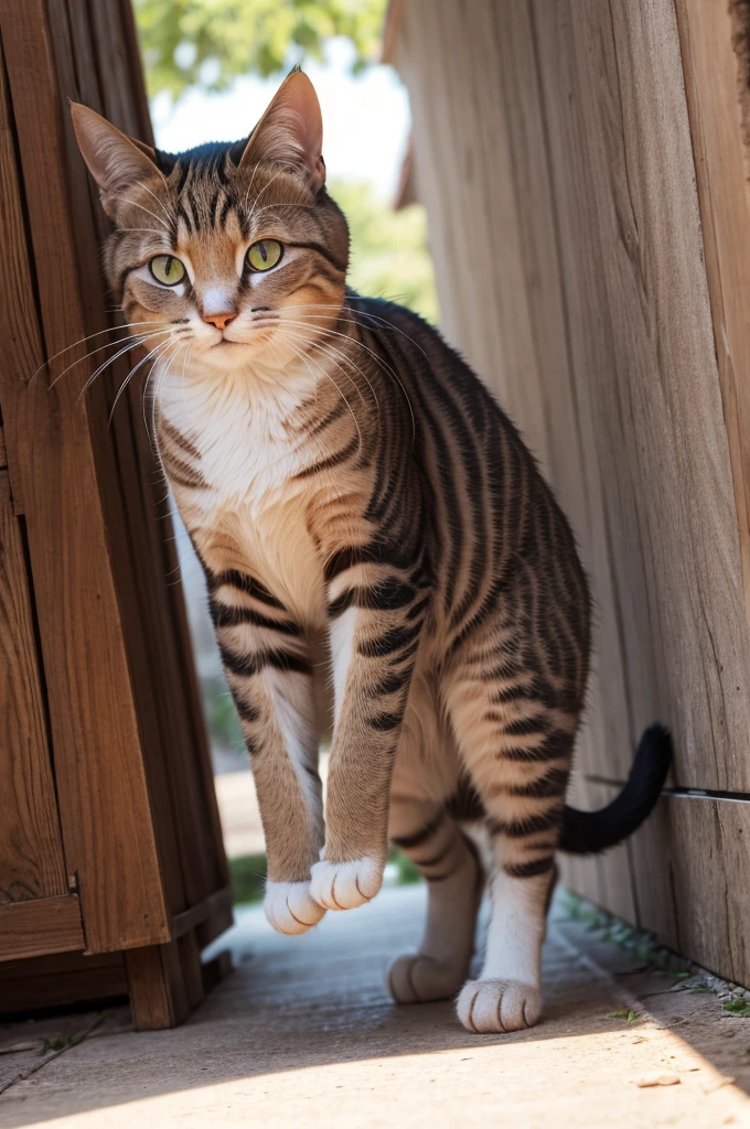 um gato mijana