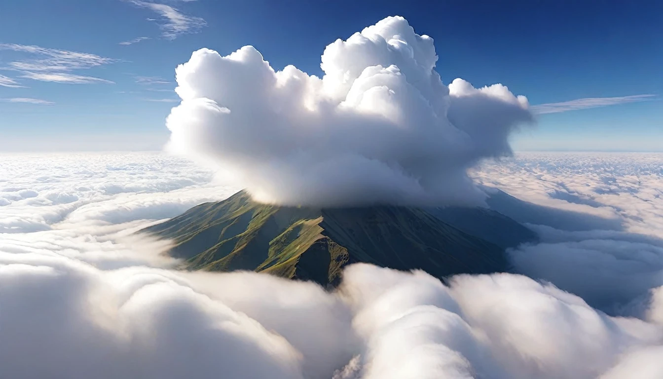 Middle of the clouds