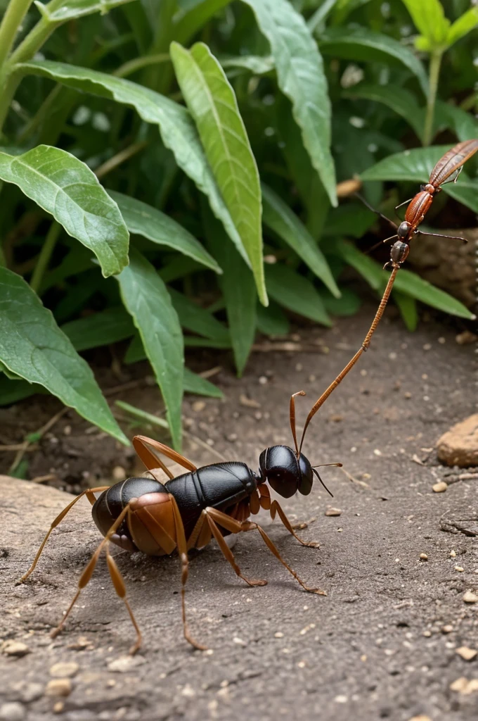 Once upon a time, there lived an ant and a grasshopper in a beautiful garden. The ant was diligent, working hard every day to gather food for the winter. Meanwhile, the grasshopper enjoyed singing and playing, ignoring the ant's advice to prepare for the cold season ahead.