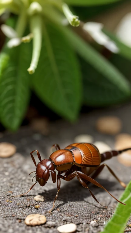 Once upon a time, there lived an ant and a grasshopper in a beautiful garden. The ant was diligent, working hard every day to gather food for the winter. Meanwhile, the grasshopper enjoyed singing and playing, ignoring the ant's advice to prepare for the cold season ahead.